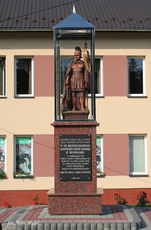 Pomnik św. Floriana w Szynwałdzie, fot. A. Mądel