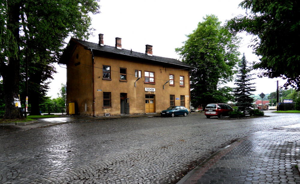 Tuchów, Dworzec PKP, fot. js