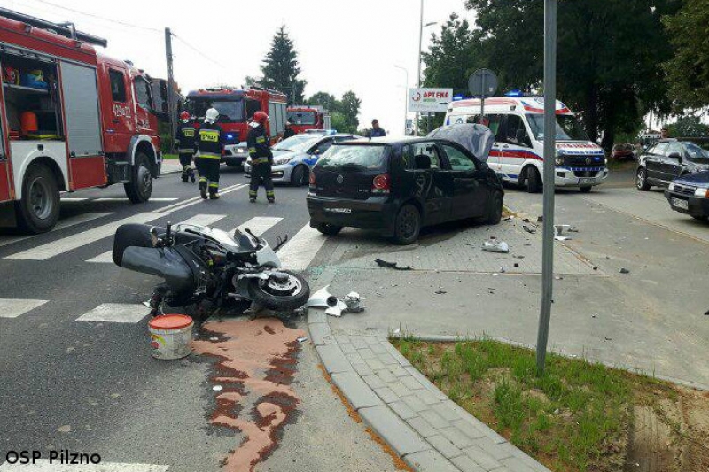 Wypadek w Pilźnie